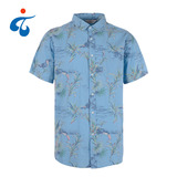 TY0522-6 Online shopping summer 100%cotton bangkok hawaiian clothing beach shirt florals