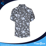 TY17121139 New promotion comfortable custom size double printed rayon aloha shirts for men