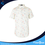 TY17121116 Top quality 100% cotton eco friendly short sleeve casual hawaiian shirt thailand