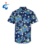 TY0228-24 New look accept custom summer mens short sleeve summer button up floral shirts