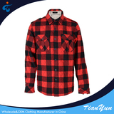 TY17121109 China manufacturer trendy eco friendly heavy cotton quilted man winter warm shirt
