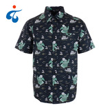TY0522-14 Factory direct wholesale custom logo men flower print shirts