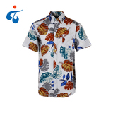 TY0507-2Competitive price comfortable men floral printed bangkok hawaian shirts