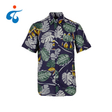 TY0507-16 Manufactory wholesale custom short sleeve floral cheap hawaiian shirt for men new