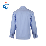 TY0507-19 Professional plain dyed poplin formal sky blue color shirt for business men