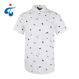 TY0522-10 Factory price holiday new model casual fancy printed shirts for men