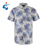 TY0522-11 Short sleeve new 100% cotton custom printed bangkok hawaiian shirt